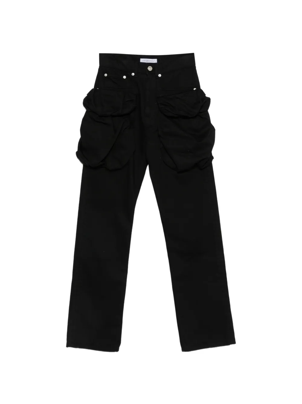 Viktor & Rolf Jeans dritti con tasche - Nero