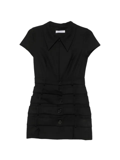 Viktor & Rolf multi-layer buttoned mini dress