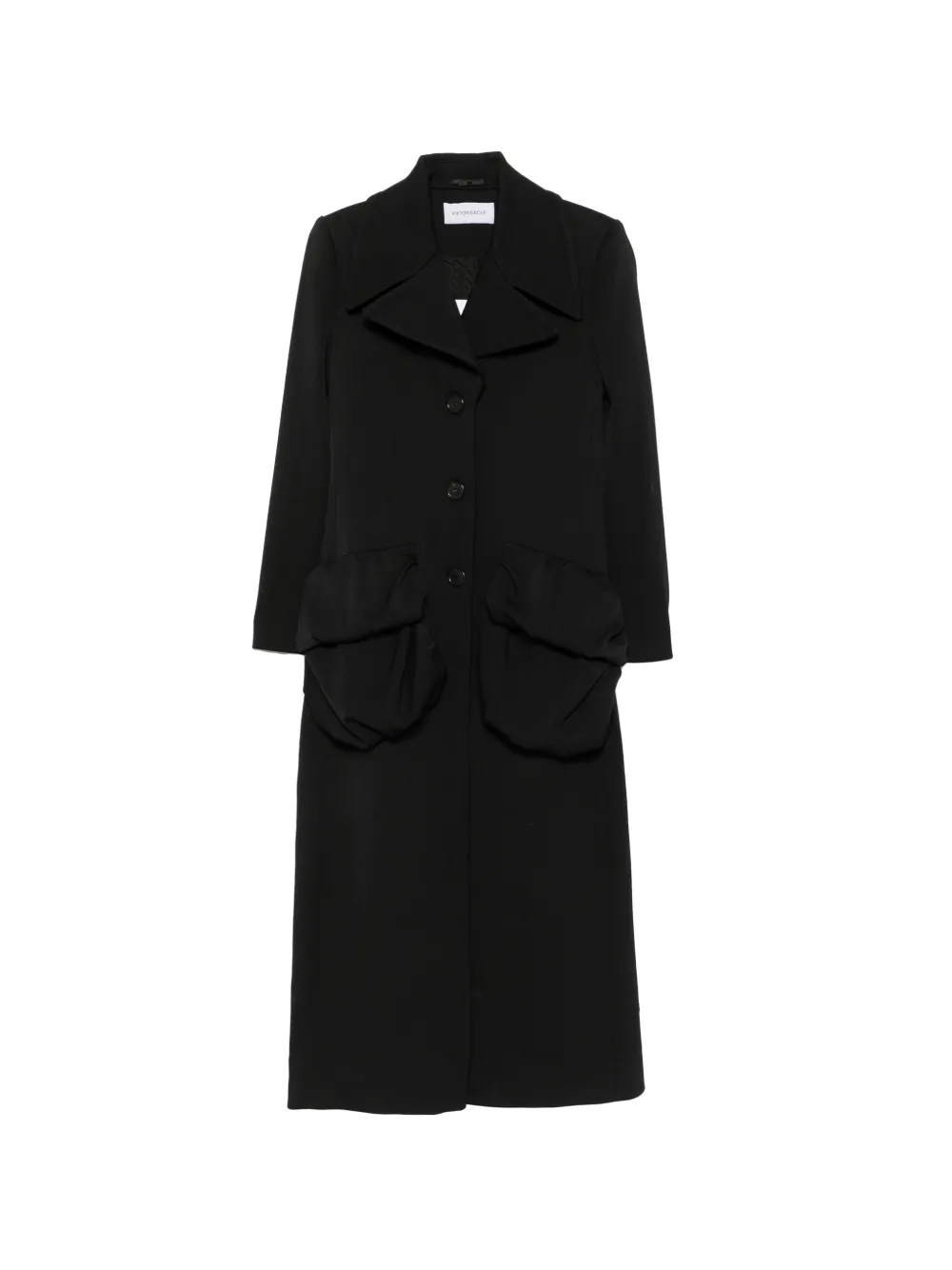Viktor & Rolf pleated-pocket coat