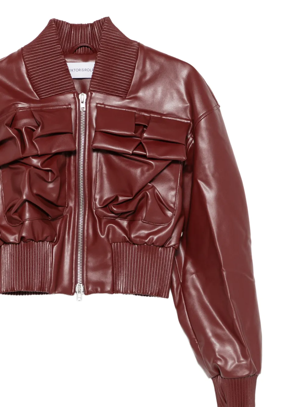 Viktor & Rolf Jack met geplooide zak Rood