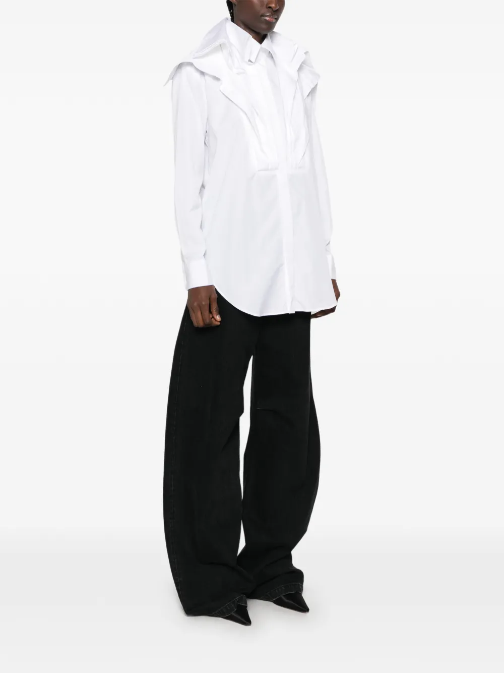 Viktor & Rolf Gelaagd blouse Wit