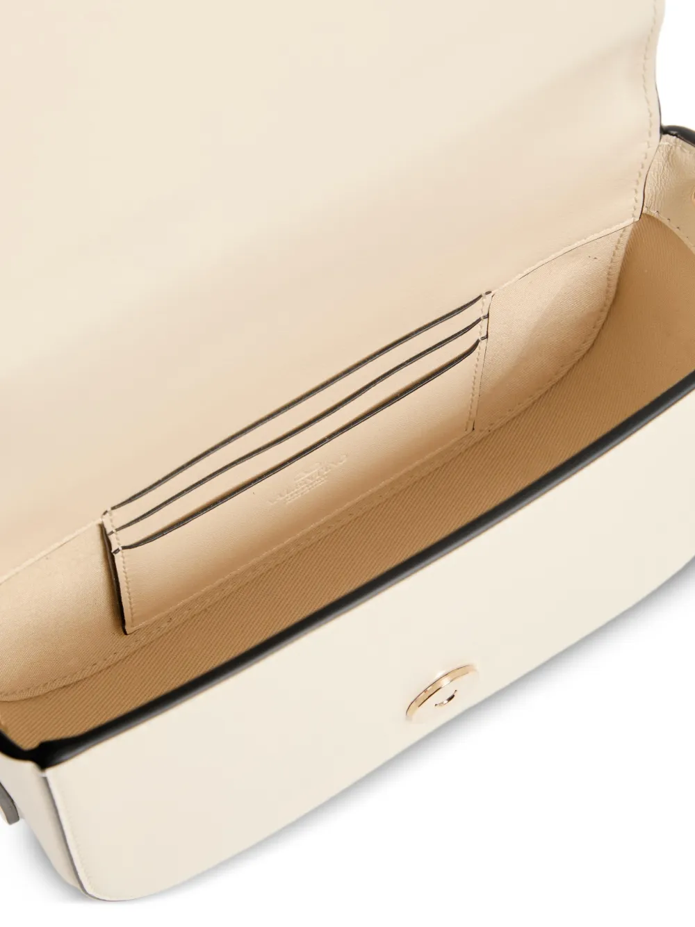 Valentino Garavani VLogo Walk kleine kalfsleren schoudertas Beige