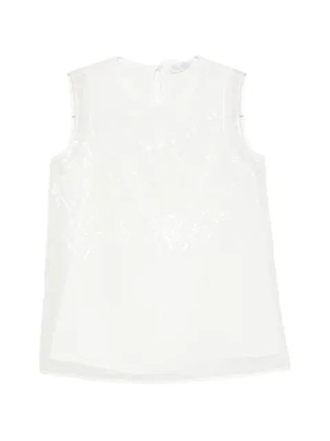 PANICALE sequin-embellished sleeveless top