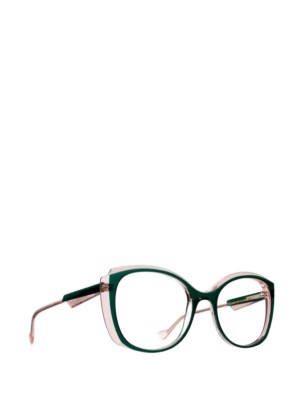 Caroline Abram Patti cat-eye glasses - Verde