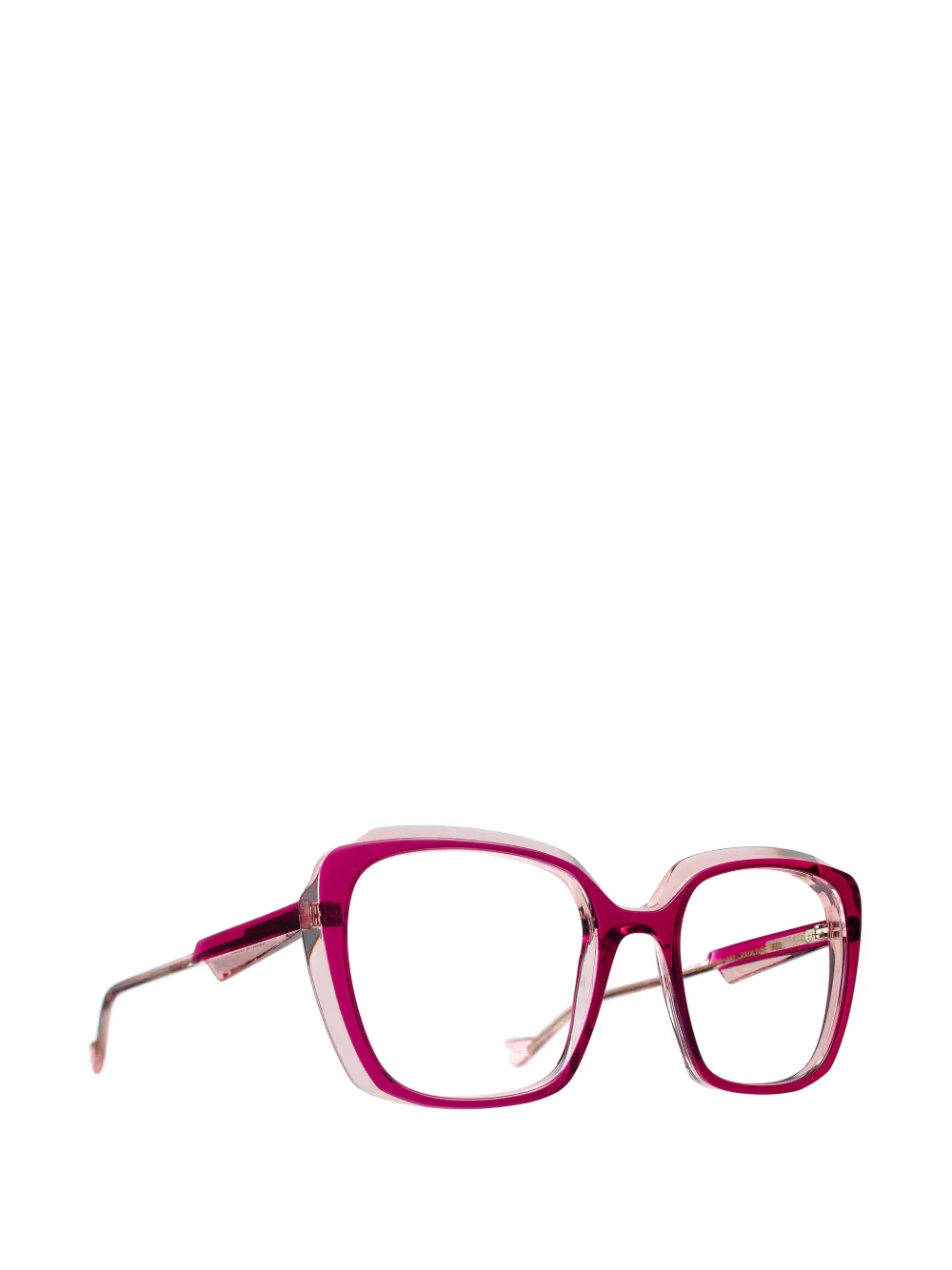 Caroline Abram Pauline square-frame glasses - Rosa