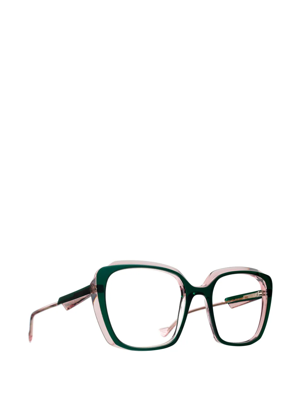 Caroline Abram Pauline square-frame glasses - Verde