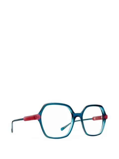 Caroline Abram Rosen geometric-frame glasses