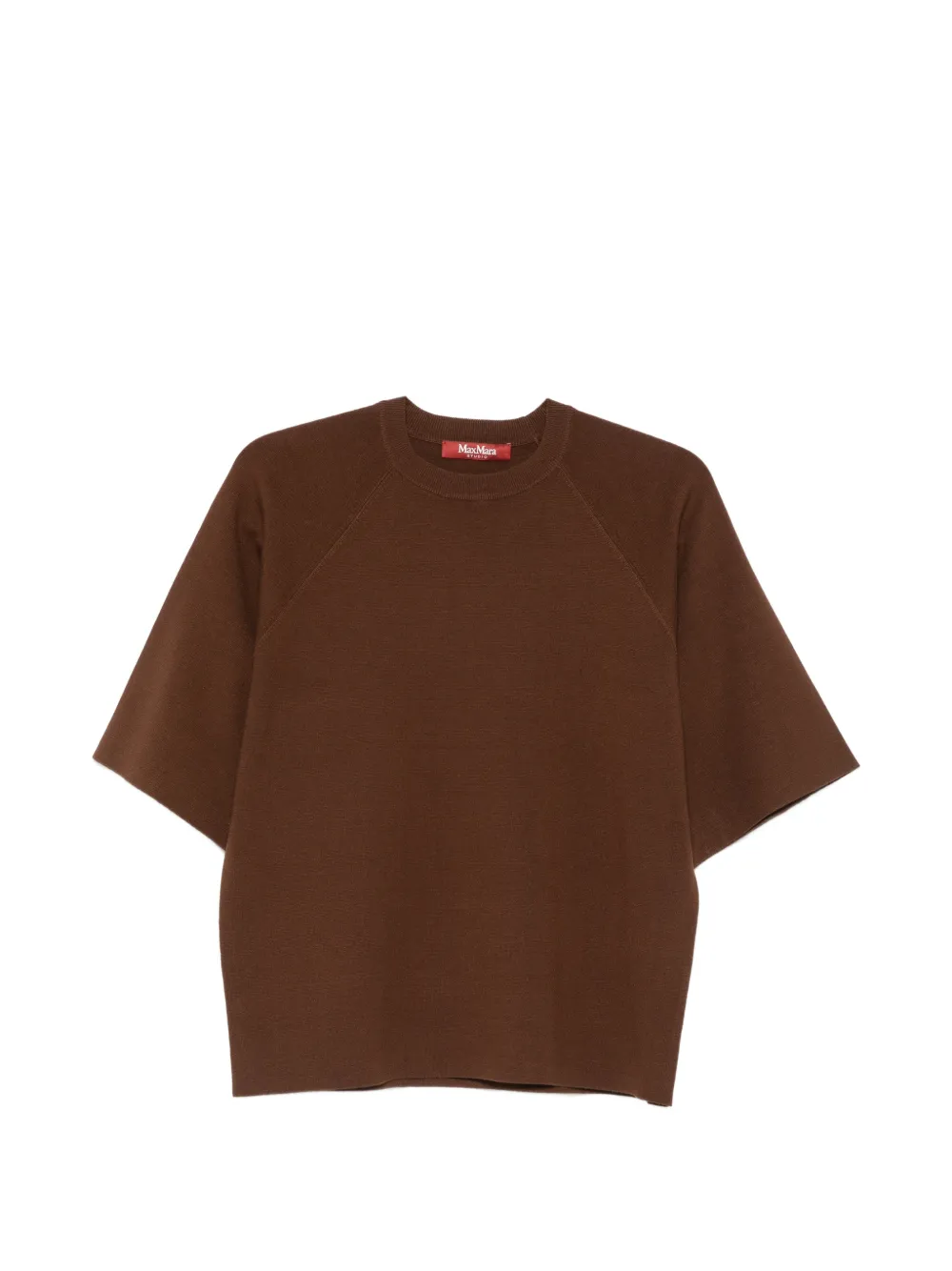 Max Mara Velo gebreide trui met raglan mouwen Bruin