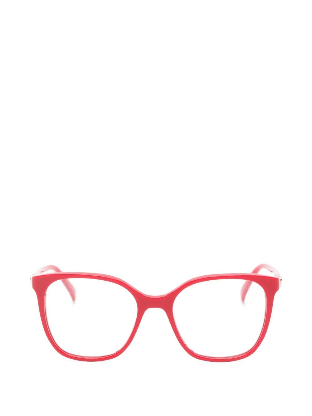 VALENTINO GARAVANI EYEWEAR VLogo geometric-frame glasses - Rosso