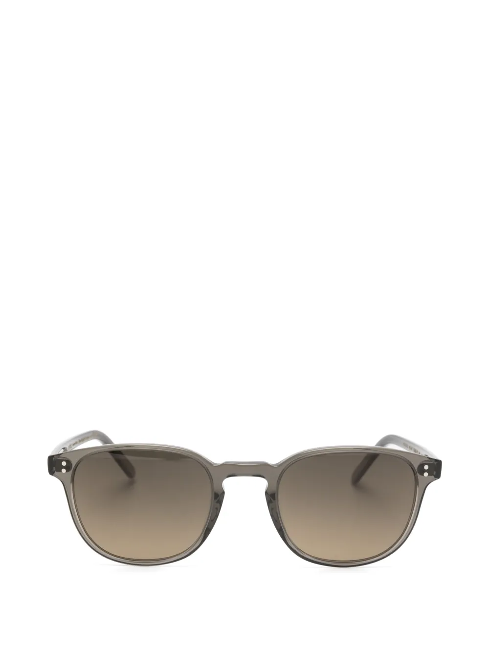 Oliver Peoples Fairmont round-frame sunglasses - Braun