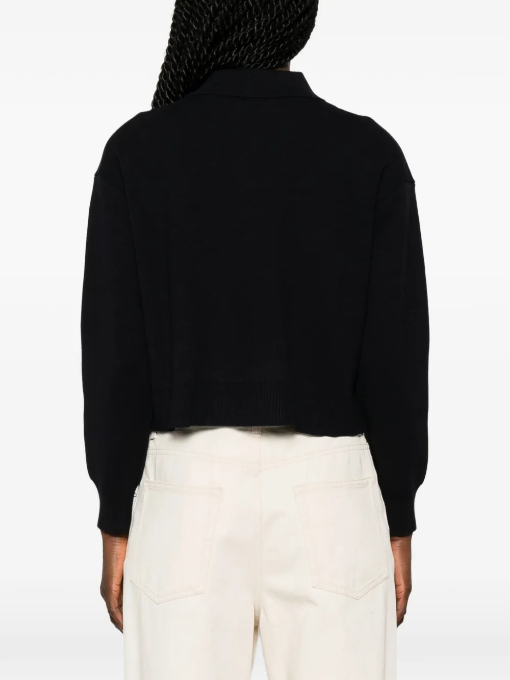 Max Mara Ghia vest met dubbele rij knopen Zwart