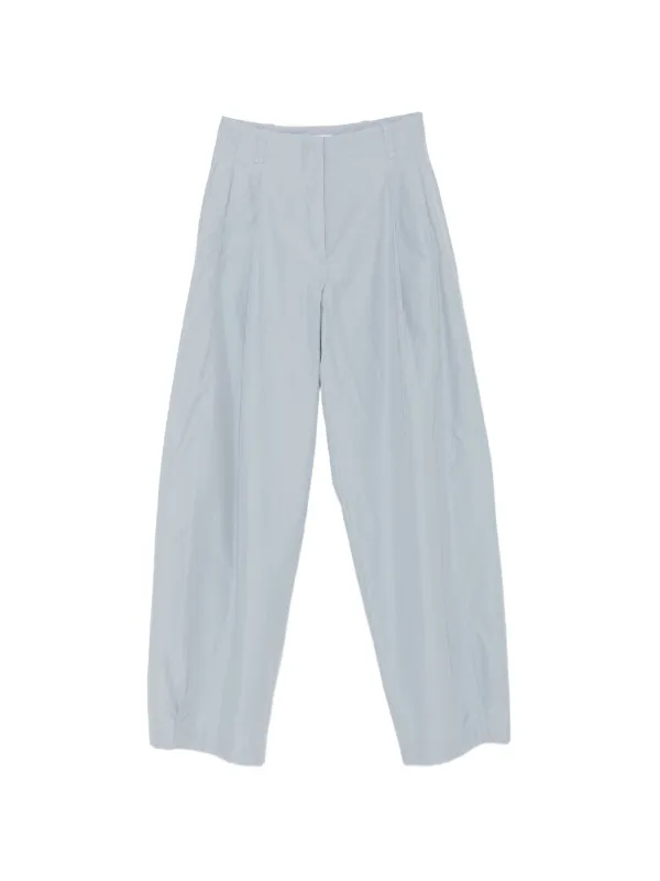 The Row Pleated Wide-leg Trousers in White