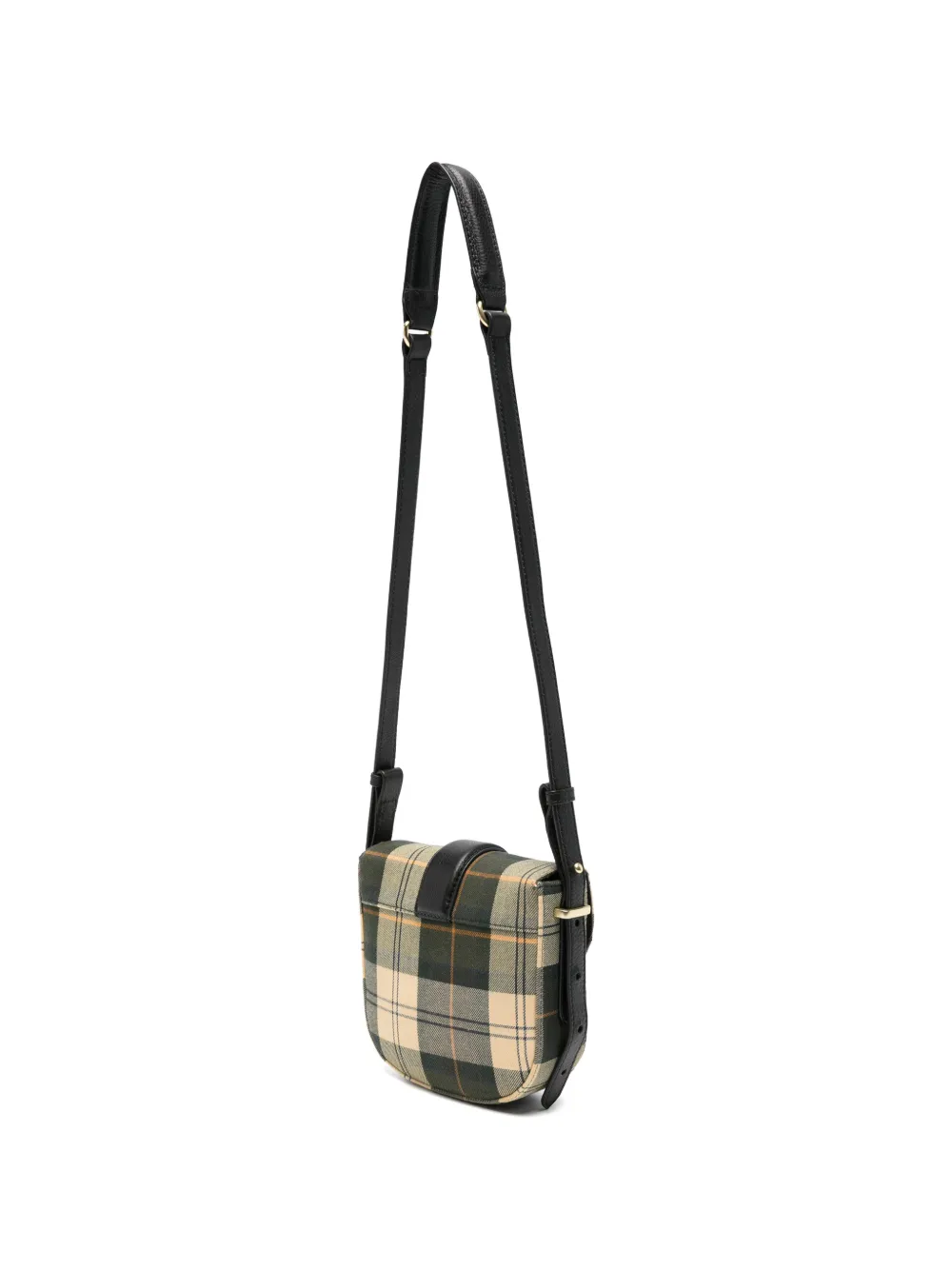 Barbour Kleine crossbodytas met tartan ruit Beige