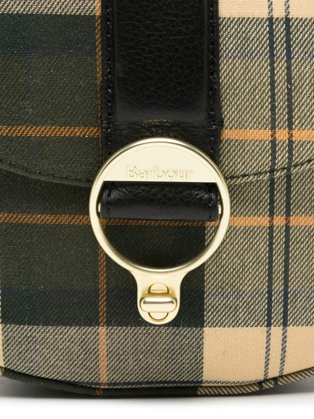 Barbour Kleine crossbodytas met tartan ruit Beige