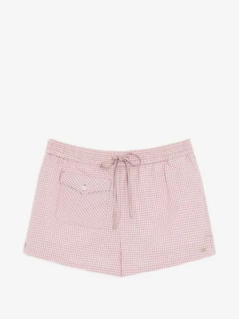 Valentino Garavani check pattern shorts