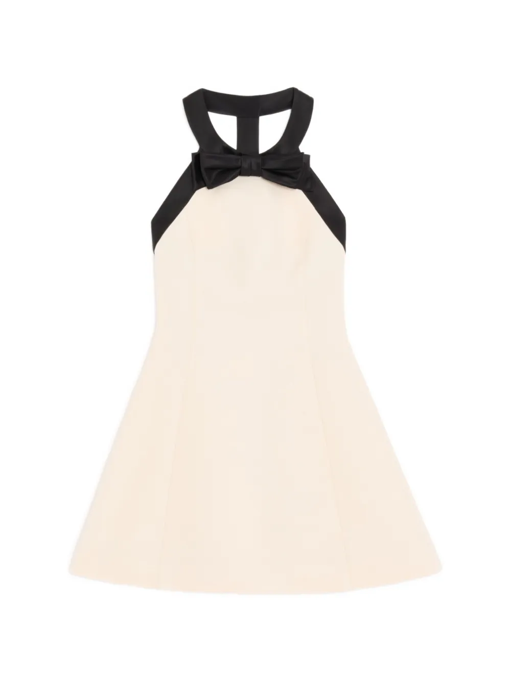 Valentino Garavani Crepe Couture short dress - Toni neutri
