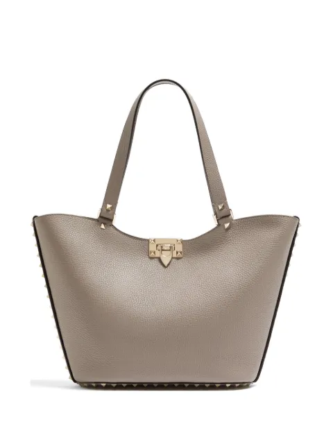 Valentino Garavani Rockstud 小牛皮小号购物袋