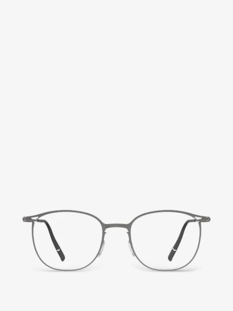Silhouette Runde Titanium Reframed Brille