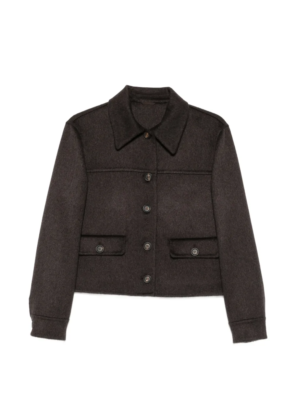 Brunello Cucinelli flap-pocket jacket - Marrone