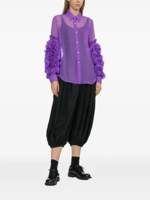 Comme Des Garçons Comme Des Garçons ウィメンズ クロップドパンツ