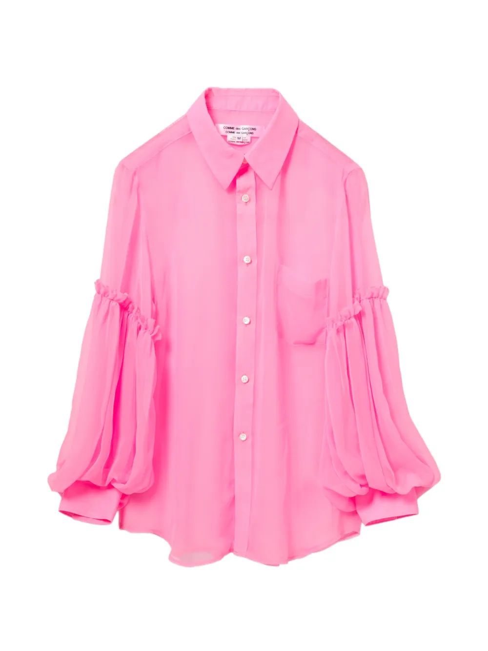 Comme Des Garçons Comme Des Garçons ruffled shirt - Pink