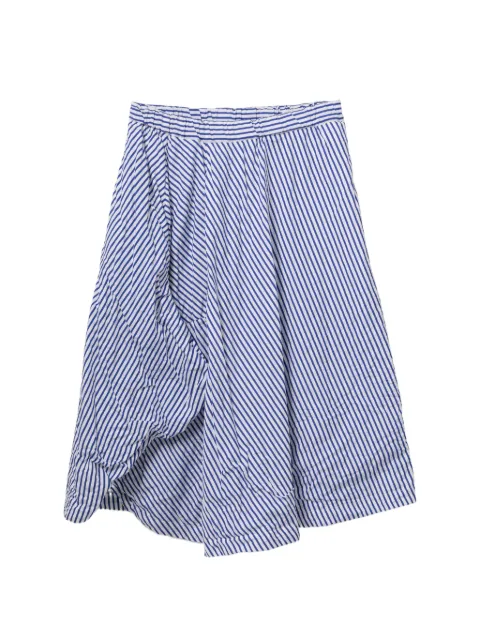 Comme Des Garçons Comme Des Garçons jupe mi-longue à rayures