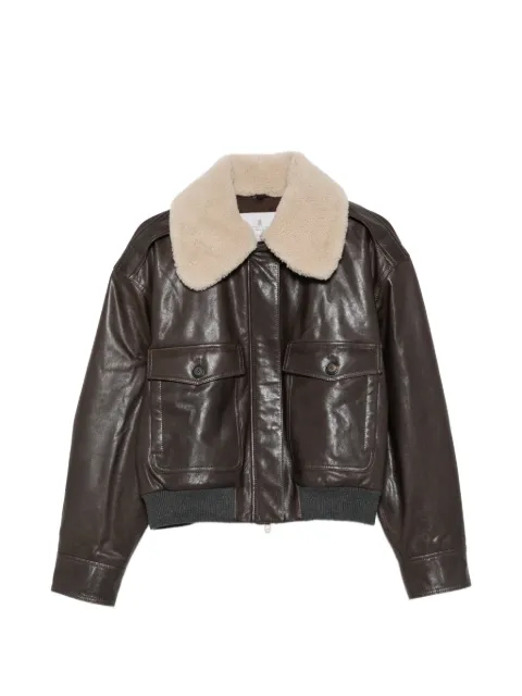 Brunello Cucinelli leather jacket
