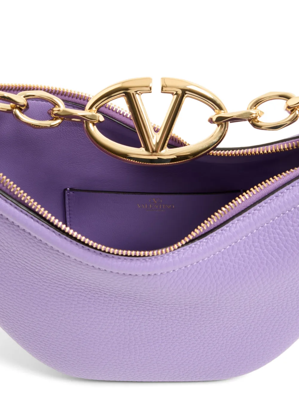 Valentino Garavani VLogo Moon schoudertas Paars