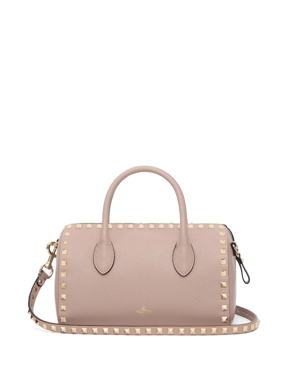 Valentino Garavani Rockstud kalfsleren handtas Roze