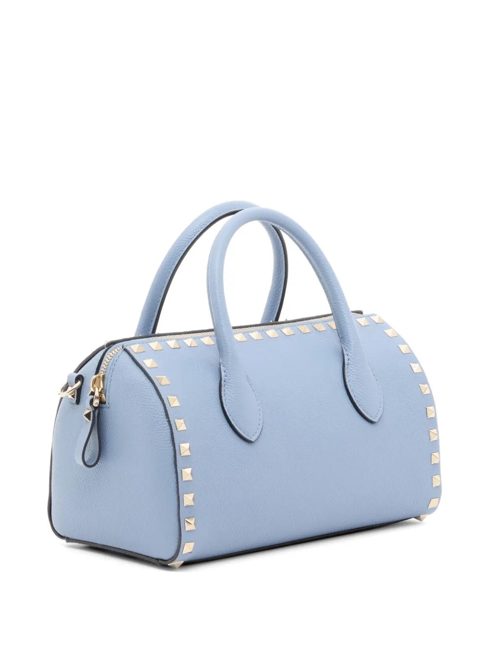 Valentino Garavani Rockstud handtas van korrelig kalfsleer Blauw