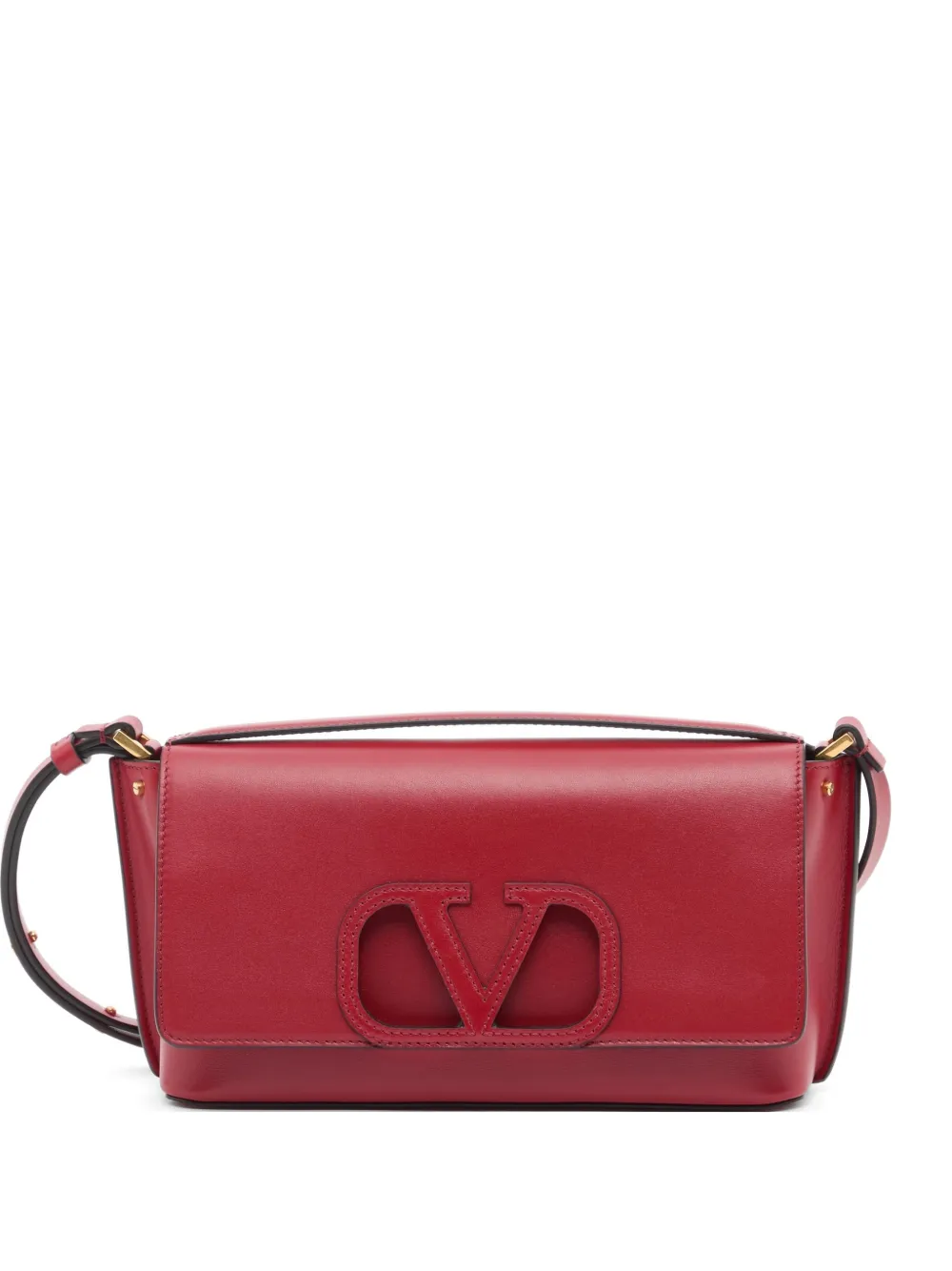 Valentino Garavani Fill Me In shoulder bag in calfskin - Rot