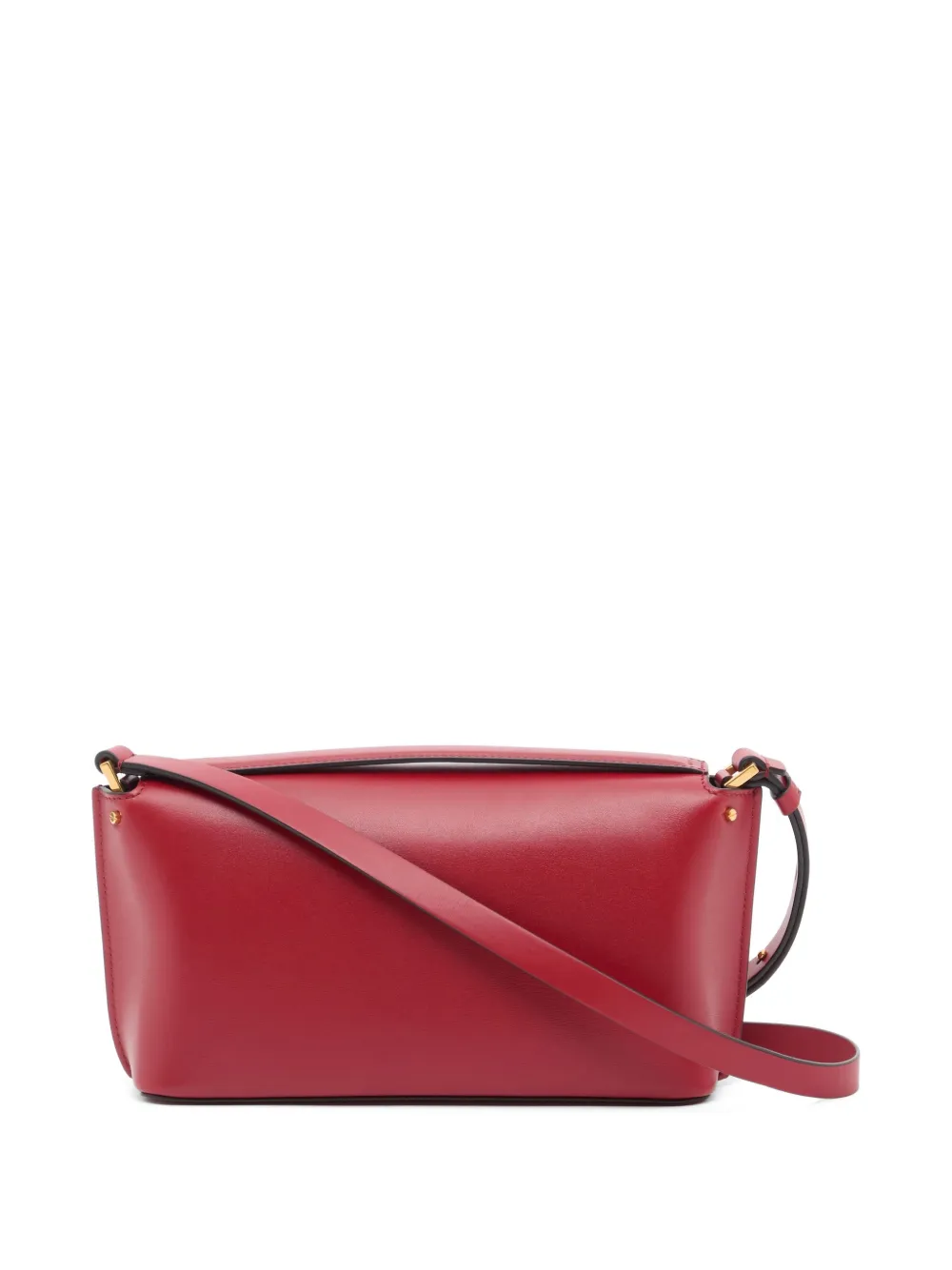 Valentino Garavani Fill Me In schoudertas in kalfsleer Rood