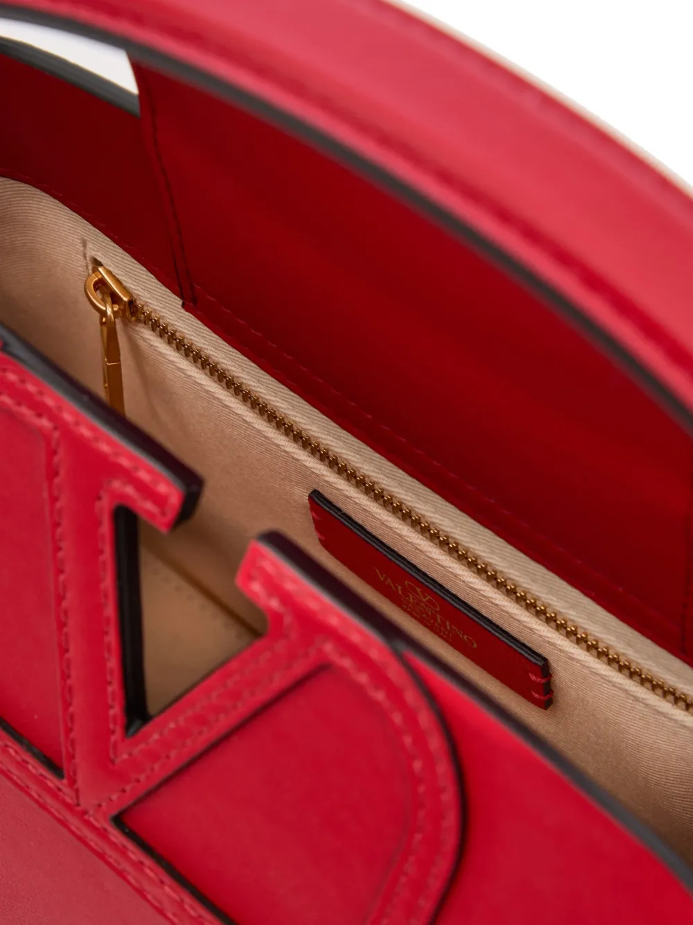 Valentino Garavani Fill Me kalfsleren handtas Rood