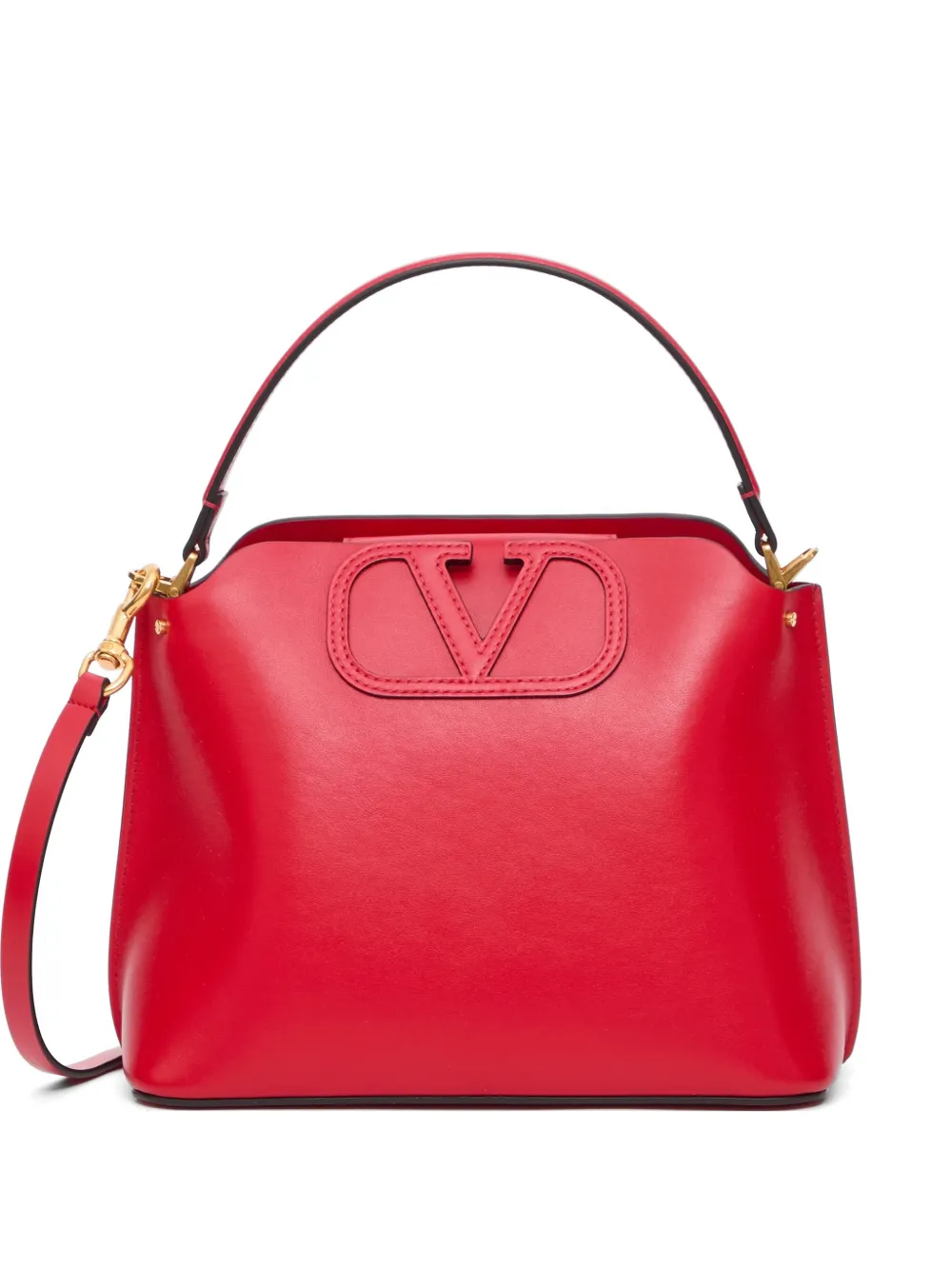 Valentino Garavani Fill Me Handtasche aus Kalbsleder - Rot