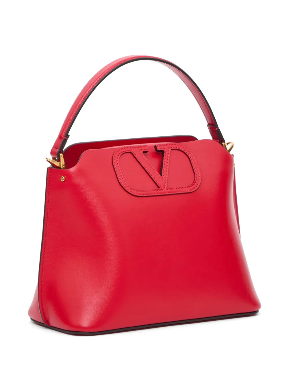 Valentino Garavani Fill Me kalfsleren handtas Rood