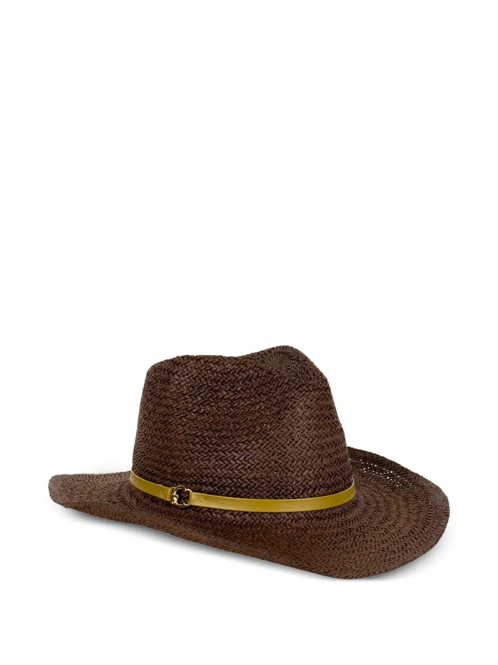 Coccinelle Erika interwoven hat - Marrone