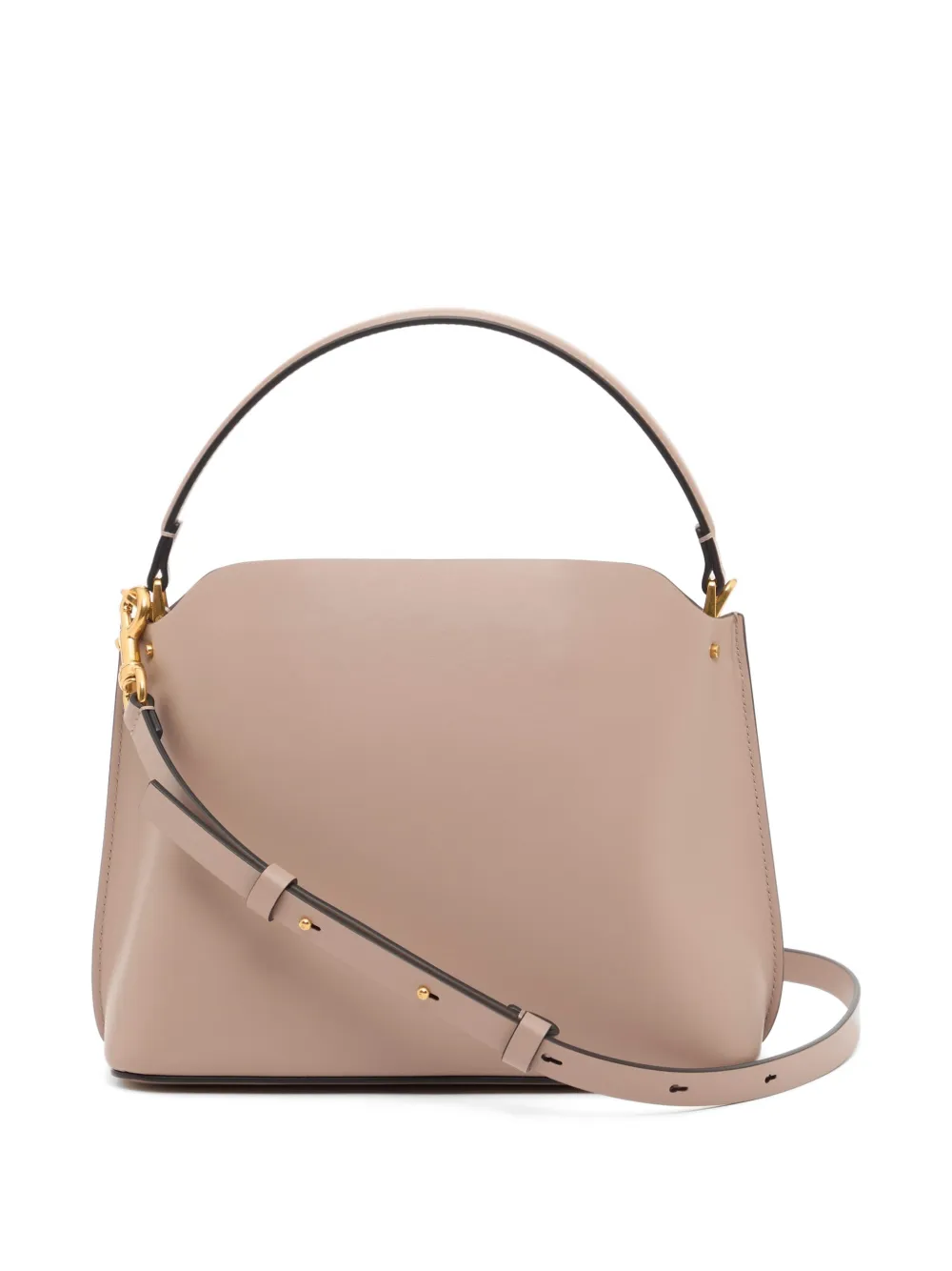 Valentino Garavani Fill Me In kalfsleren handtas Beige