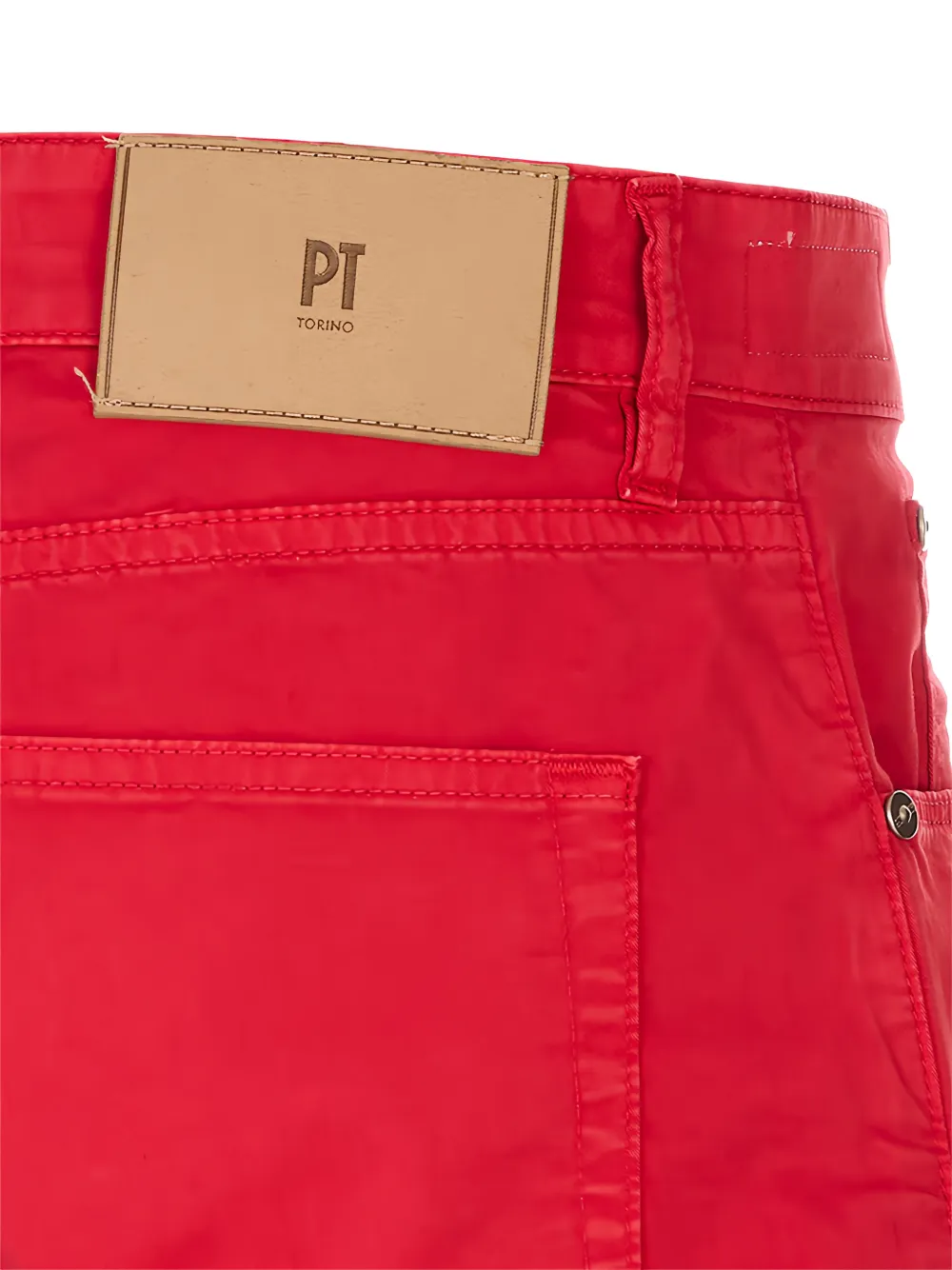 PT Torino Slim-fit broek Rood