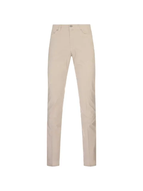 b settecento five-pocket slim-fit trousers