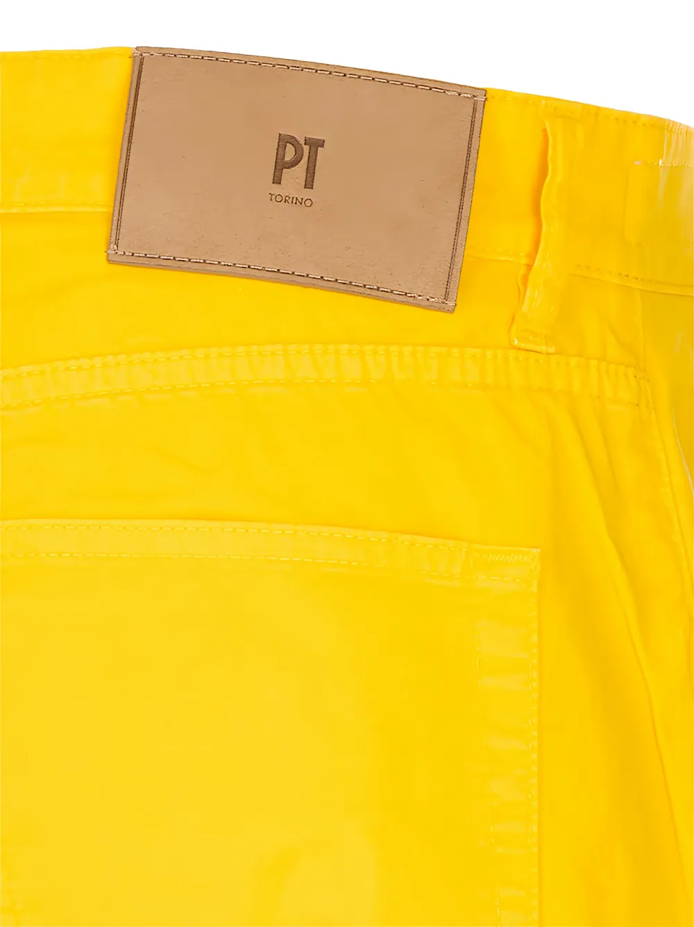 PT Torino Broek met logopatch Geel