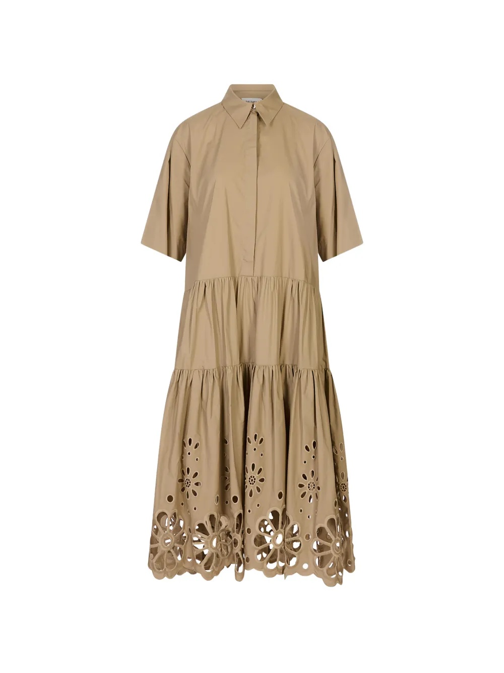 MeimeiJ tiered mini dress - Toni neutri
