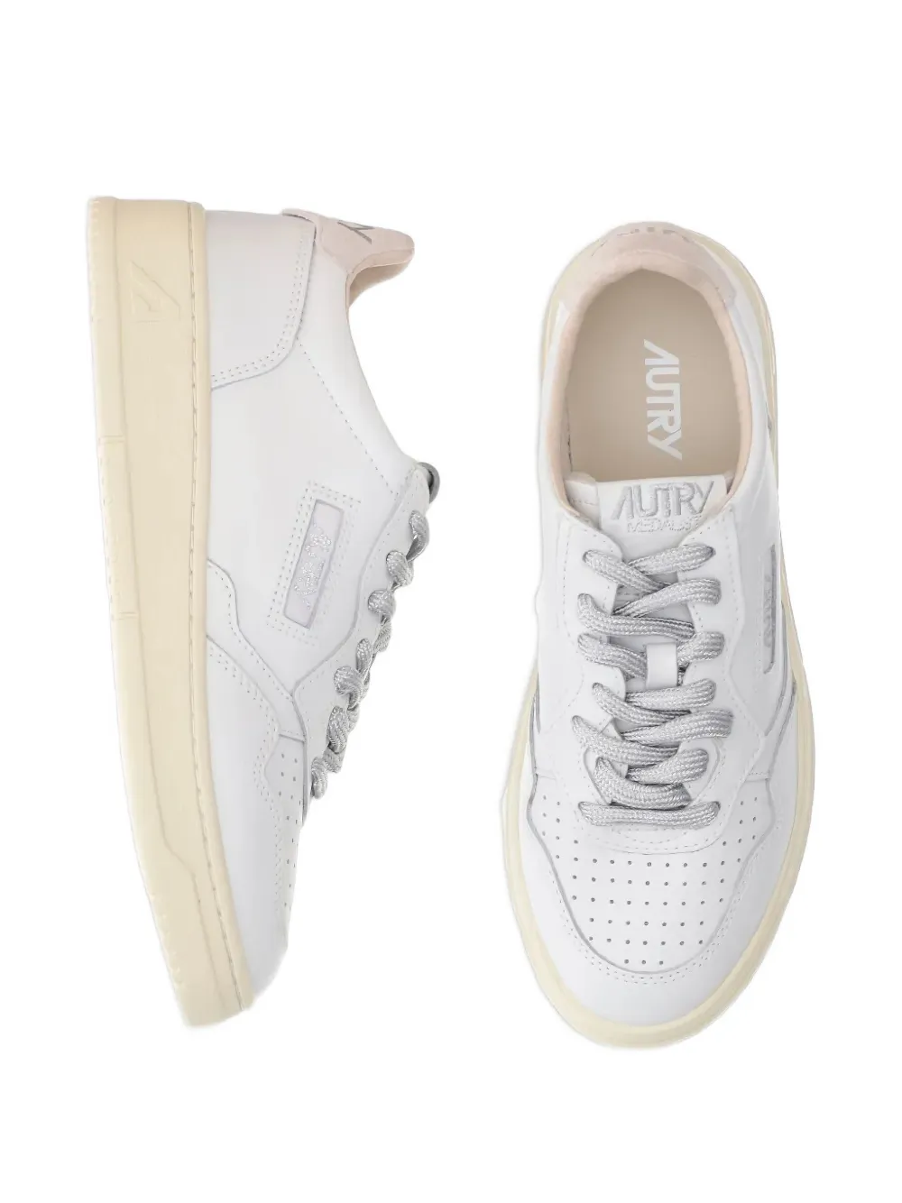 Autry Medalist leather sneakers Wit