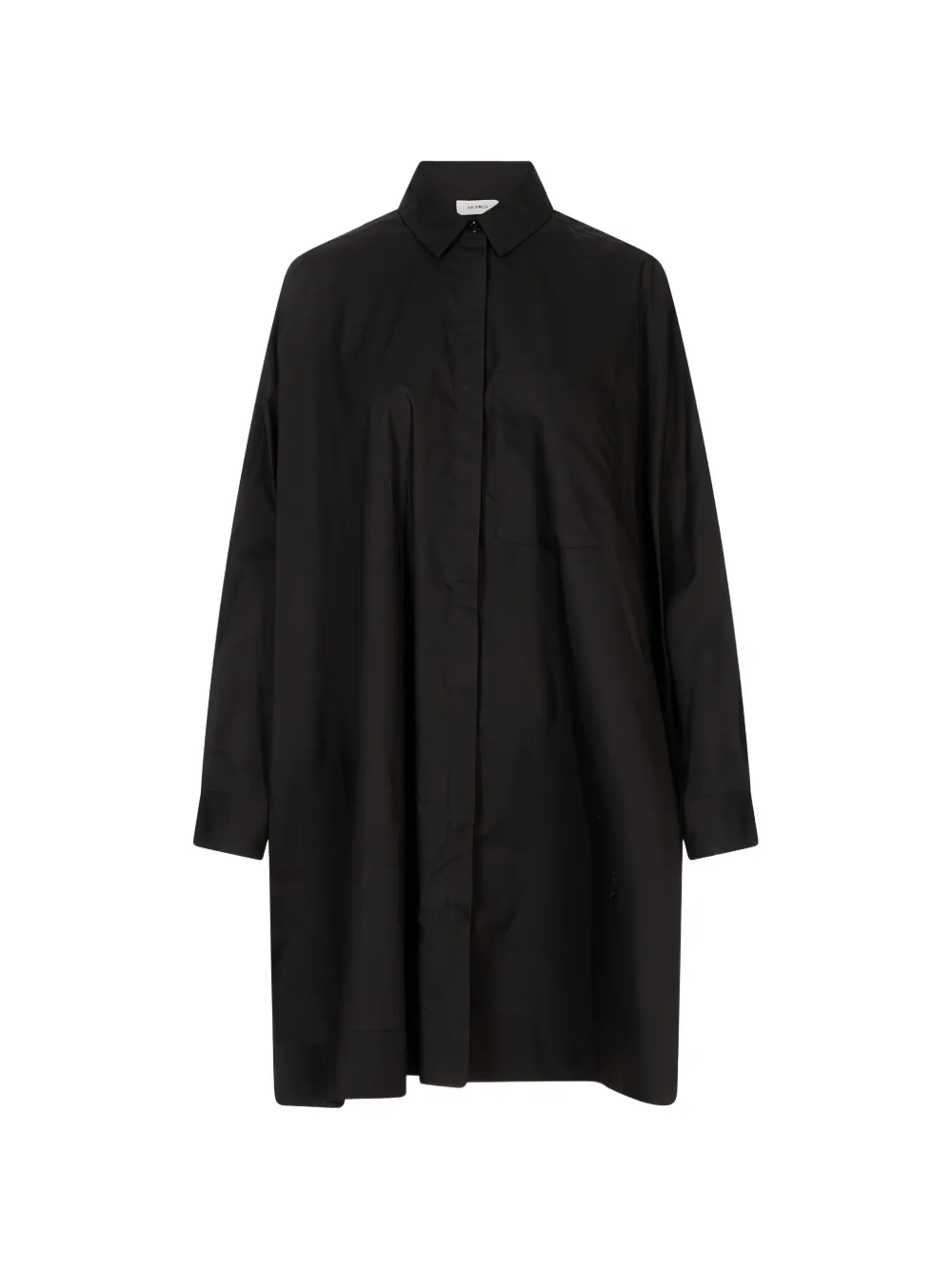 MeimeiJ oversized side-slit shirt - Schwarz