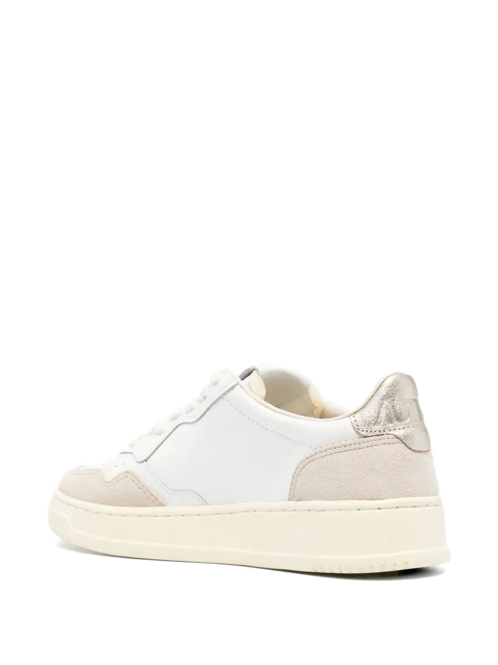 Autry Medalist sneakers met suède vlak Wit