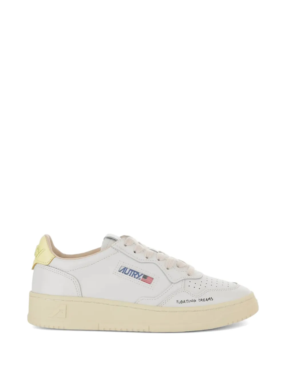 Autry Medalist leather sneakers Beige