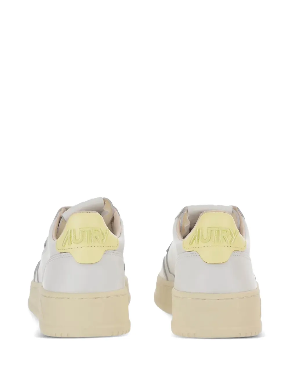 Autry Medalist leather sneakers Beige