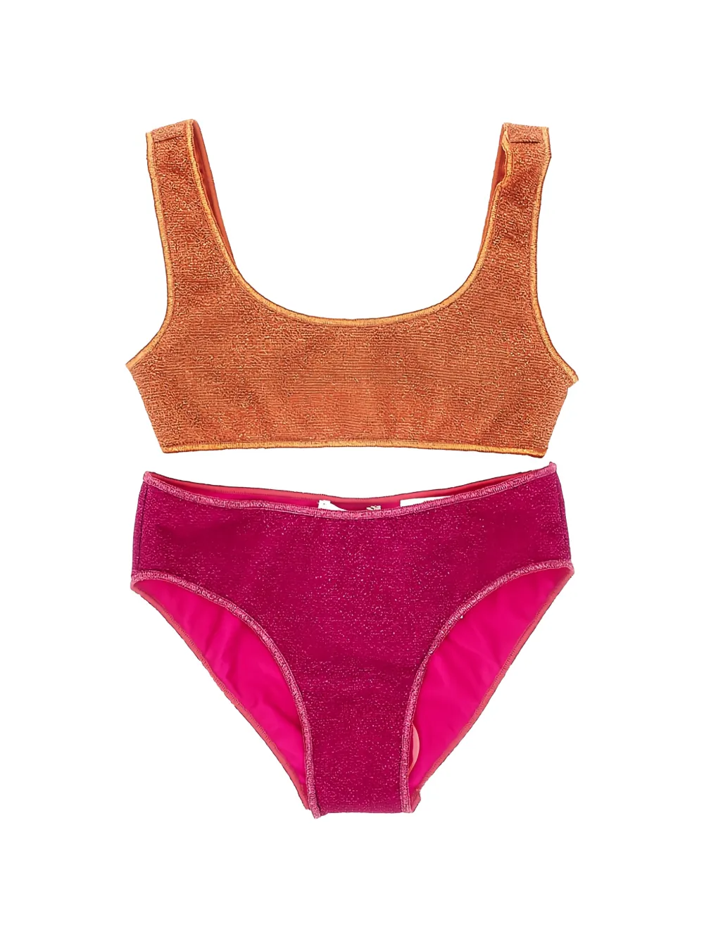 Oseree Kids Lumi metallic bikini - Rosa