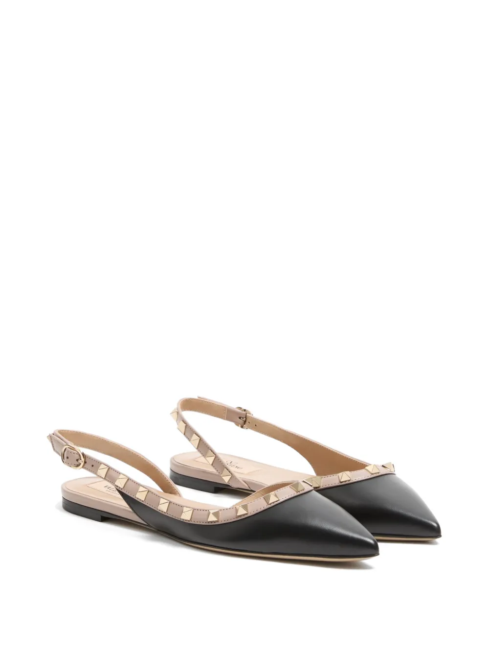 Valentino Garavani Rockstud kalfsleren pumps Zwart