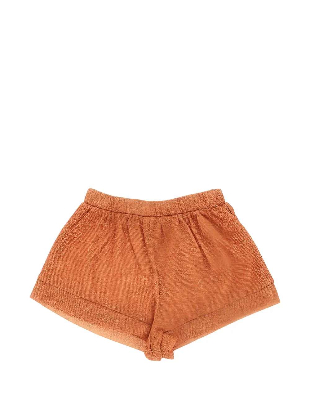Oseree Kids Lumière metallic shorts - Arancione