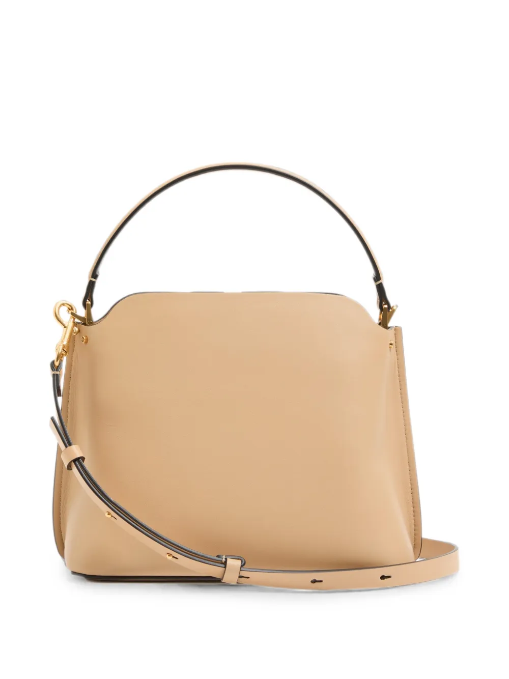 Valentino Garavani Fill Me kalfsleren handtas Beige
